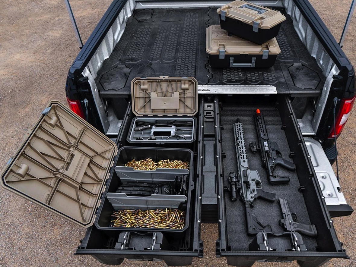 Decked Lockable Gun and Ammo Storage Drawers in your Truck Bed - Decked Dealer in Denver, Colorado