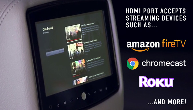Rosen AV8900H HDMI Chromecast Amazon Fire Ready Headrest DVDs - Loveland, Longmont, Colorado