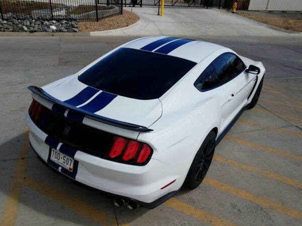 Tinted Ford Mustang at Autoplex Window Tinting in Colorado